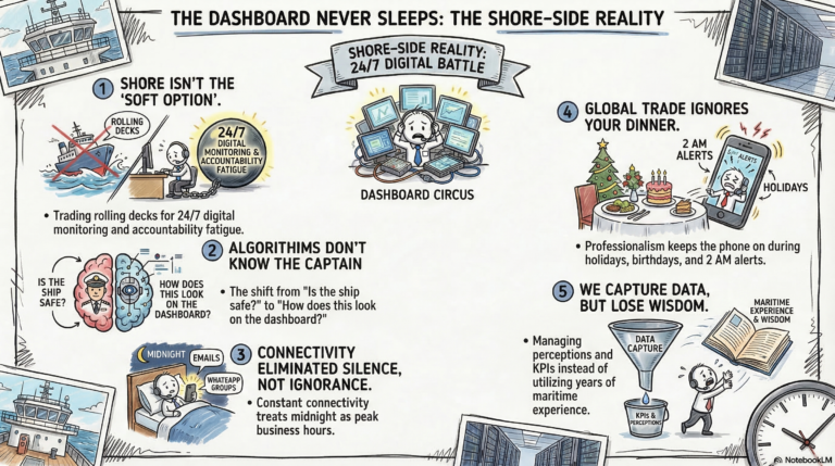 The Dashboard Never Sleeps: Why Shore Life Isn't the Soft Option