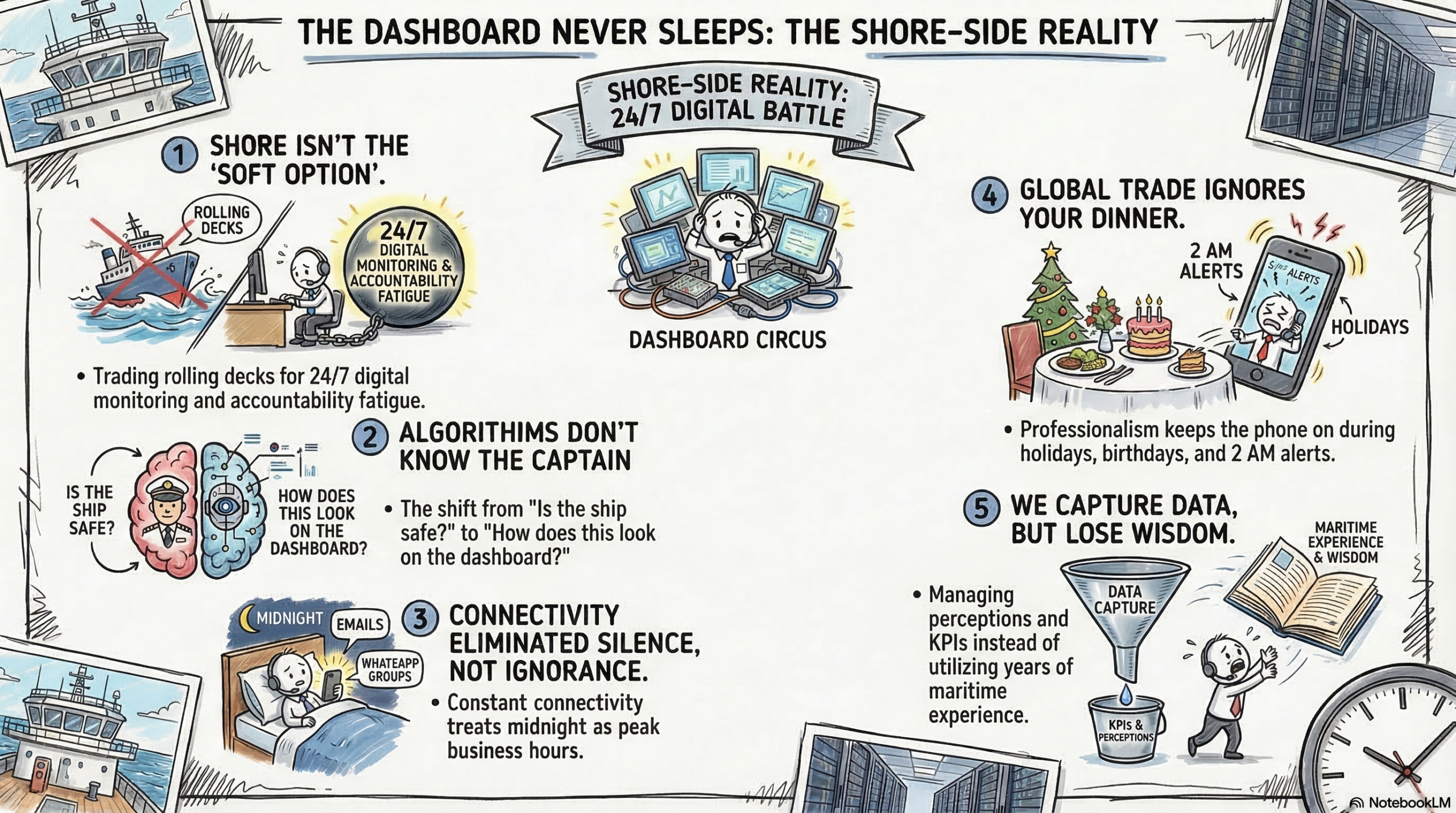 The Dashboard Never Sleeps: Why Shore Life Isn't the Soft Option