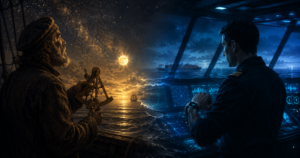 Ancient seamanship vs. wearable technology