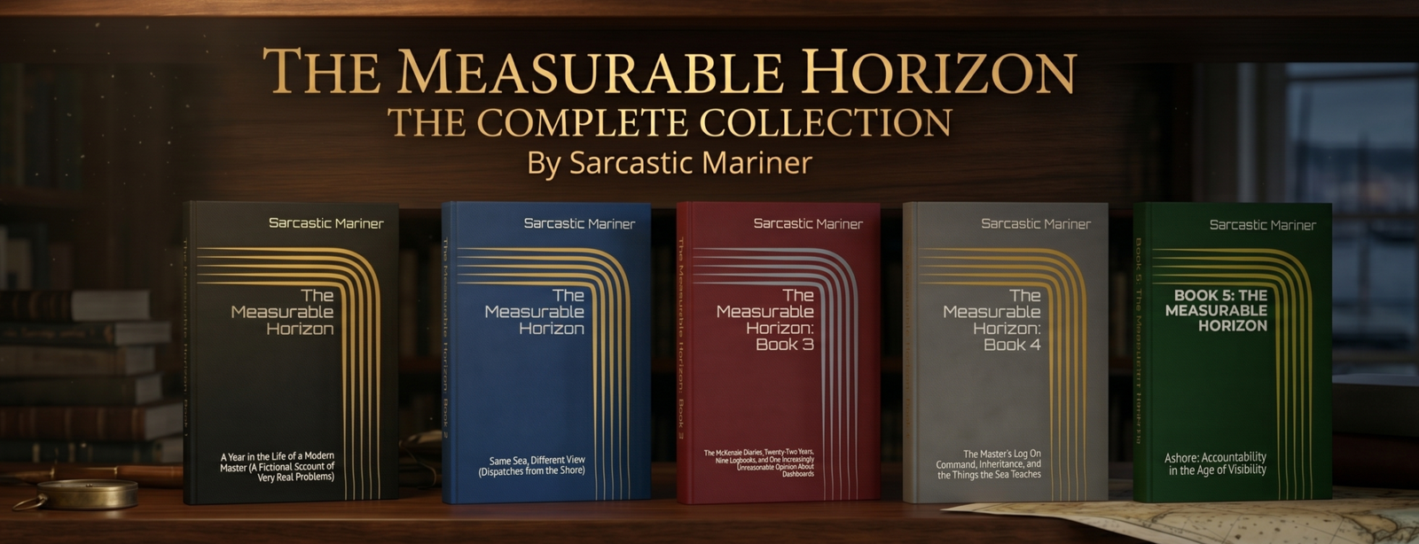 The Measurable Horizon complete series - all 5 books by The Sarcastic Mariner