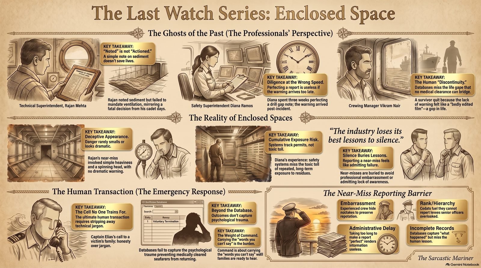 The Last Watch Book 1 enclosed space: the permit illusion infographic